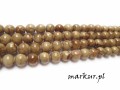 Marmur żyłkowy cappuccino kula  4 mm sznur