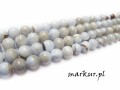Marmur żyłkowy błękitny kula  4 mm sznur