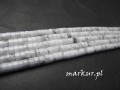 Howlit biały talarek 2/4 mm sznur