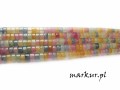 Jadeit mix kolorów talarek 2/4 mm sznur