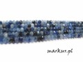 Kyanit fasetka oponka 2/3 mm sznur
