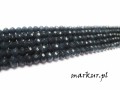 Jadeit szafirowy fasetka oponka 5/8 mm sznur