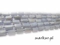 Chalcedon niebieski słupki nieregularne 6 - 12 mm sznur