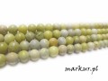 Jadeit cytrynowy kula 10 mm sznur