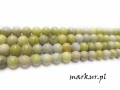 Jadeit cytrynowy kula 10 mm sznur