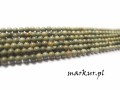 Jaspis Silver Leaf  zielony kula  2 mm sznur