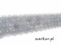Kwarc w kolorze Akwamarynu  kula  8 mm sznur