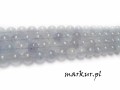 Kwarc w kolorze Akwamarynu  kula  8 mm sznur
