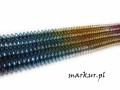 Hematyt cieniowany mix kolorów oponka 2/4 mm sznur