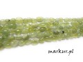 Jadeit oliwkowy nugaty 4 - 8 mm sznur
