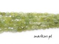 Jadeit oliwkowy nugaty 4 - 8 mm sznur