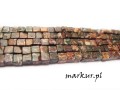 mini: Jaspis leopardzi czerwony kostka  4 mm sznur (2)