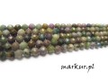 mini: Ruby zoisite Brazylia fasetka kula  4 mm sznur (1)