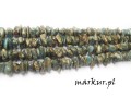 mini: Jaspis impresja morski sieczka 4 - 8 mm sznur 38 cm (2)