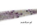 mini: Fluoryt tęczowy cieniowany fasetka oponka 2/3 mm sznur (2)