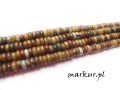 mini: Jaspis picasso oponka 2/4 mm sznur (1)
