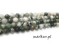 Obrazek dla: Agat drzewny fasetka kula  8 mm sznur