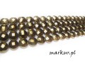 mini: Hematyt kolor złoty fasetka moneta 10 mm sznur (2)