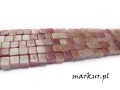 mini: Rodonit kostka  4 mm sznur (1)