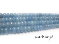 mini: Jadeit błękitny fasetka oponka 5/8 mm sznur (1)