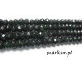 mini: Jadeit szmaragdowy fasetka oponka 5/8 mm sznur (2)