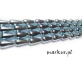 mini: Hematyt kolor błękitny łezka 8/16 mm sznur (2)