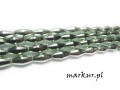 mini: Hematyt kolor pistacjowy bicone 6/12 mm sznur (1)