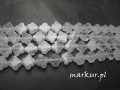 mini: Kwarc górski koniczyna 10 mm sznur (2)