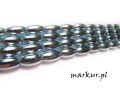 mini: Hematyt kolor błękitny ryż 6/12 mm sznur (1)