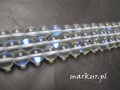 mini: Kwarc górski platerowany/zgrzewany kula 10 mm sznur (2)