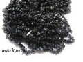 mini: Agat czarny sieczka drobna  4 - 8 mm sznur 80 cm (2)