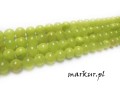 mini: Jadeit jasnozielony kula  6 mm sznur (2)