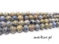 mini: Jaspis river stone niebieski kula  6 mm sznur (1)