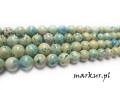 mini: Jaspis river stone turkusowy kula  6 mm sznur (1)