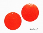 Masa perłowa pomarańczowa moneta 45 mm 10 sztuk