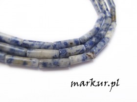 Jaspis ziemny niebieski pałeczki 4/13 mm sznur