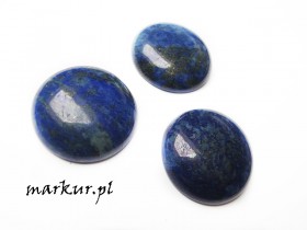 Lapis lazuli kaboszon moneta 20 mm 
