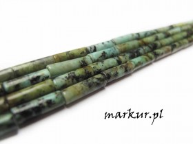 Turkus afrykański pałeczki 4/13 mm sznur