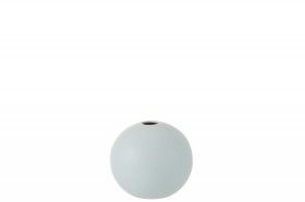 Wazon Kula Ceramiczna Pastelowy Niebieski Mały 11,5 cm