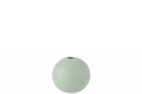 Wazon Kula Ceramiczna Pastelowy Zielony Mały 11,5 cm