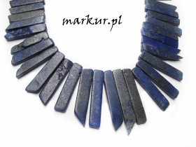 Lapis lazuli słupki stopniowane 612/1240 mm sznur