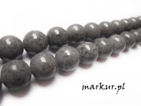 Marmur popielaty kula  4 mm sznur