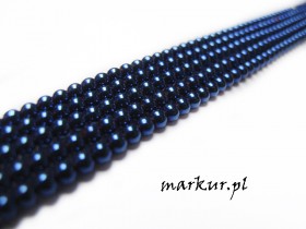 Hematyt kolor niebieski kula  2 mm sznur