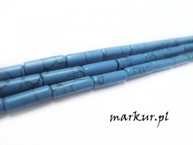 Turkus niebieski pałeczki 4/13 mm sznur