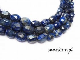 Lapis lazuli fasetka nugaty 13  18 mm sznur