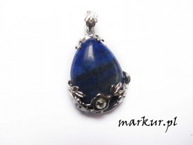 Lapis lazuli łezka zawieszka 25/33 mm