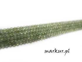 Apatyt zielony fasetka kula  2 mm sznur