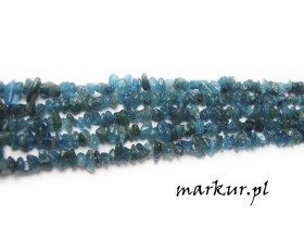 Apatyt niebieski sieczka 4  6 mm sznur