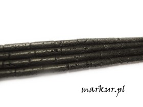 Lawa wulkaniczna czarna pałeczka 4/13 mm sznur