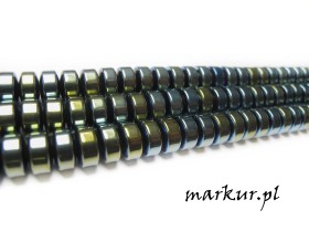 Hematyt kolor zielony oponka 2/4 mm sznur